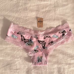 PINK Victoria’s Secret butterfly cheeky panties💗🦋